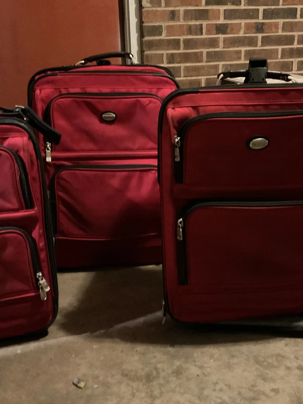 Red Carry-On Luggage - Classic Travel Bags